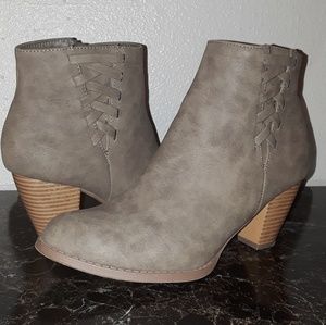 Grey booties